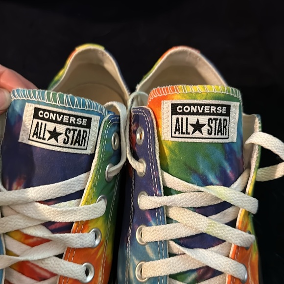 Converse All Star tie-dyed tennis multi color sneakers shoes - Picture 5 of 10